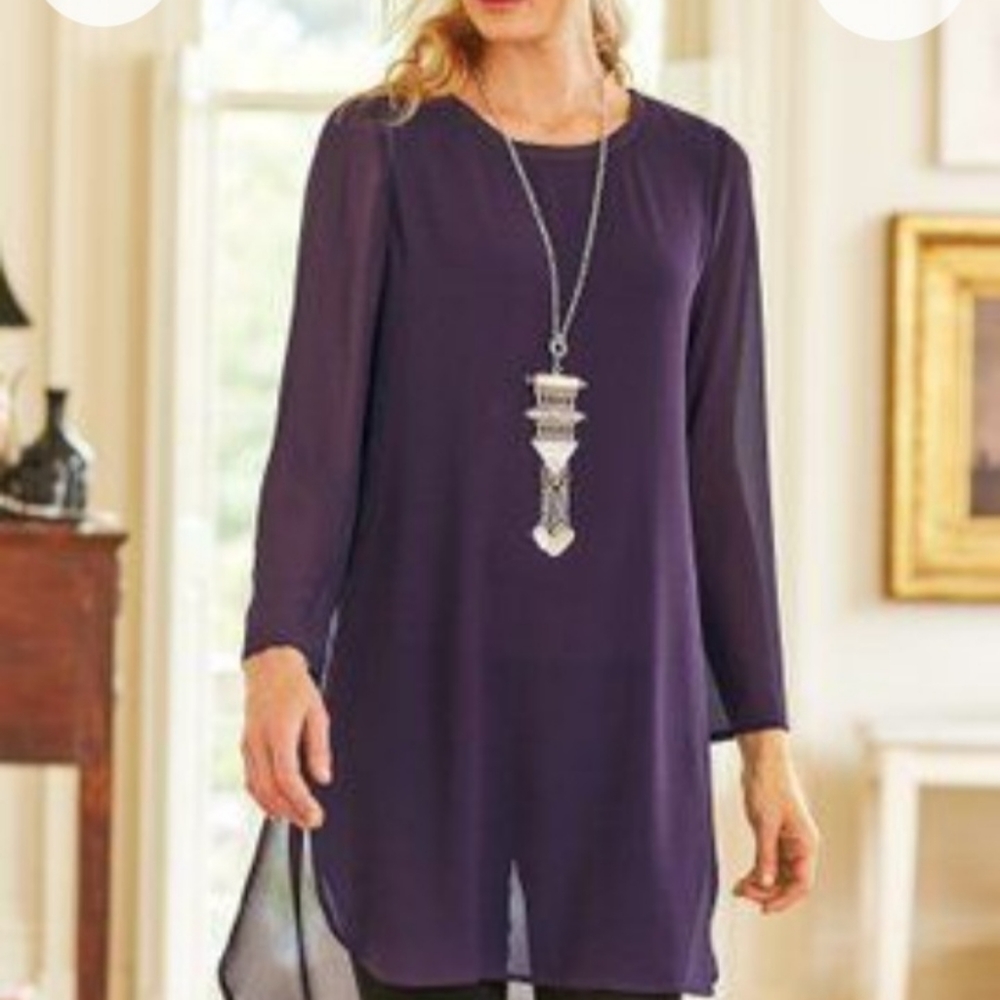 Soft Surroundings Top Elegance Tunic Size S
